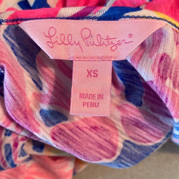 NWOT Lilly Pulitzer Gigi Tank Top in Catch and Release Print - XS - Picture 9 of 13
